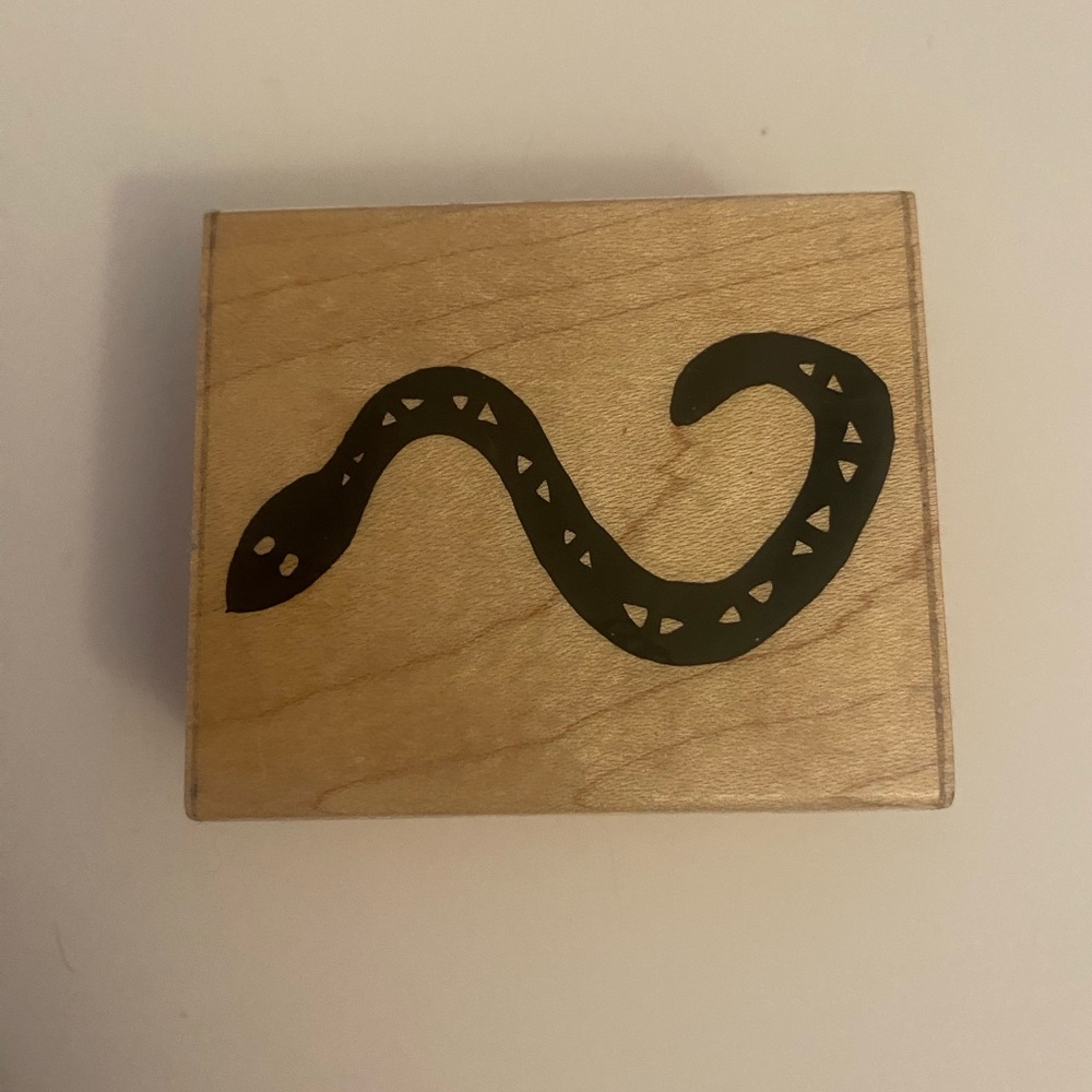 JRL Design H246 Snake rubber stamp